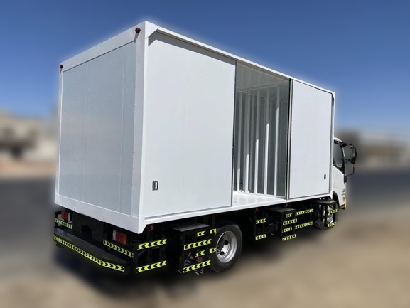 Bottled Water Transport Trucks — White Mountain Factory project