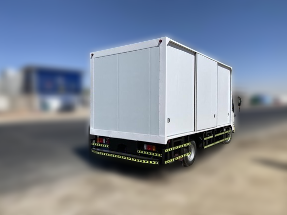 Bottled Water Transport Trucks — White Mountain Factory project
